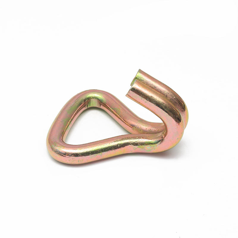 2 inç 5000kg/11000lbs sarı çinko kaplama çift metal j kancası