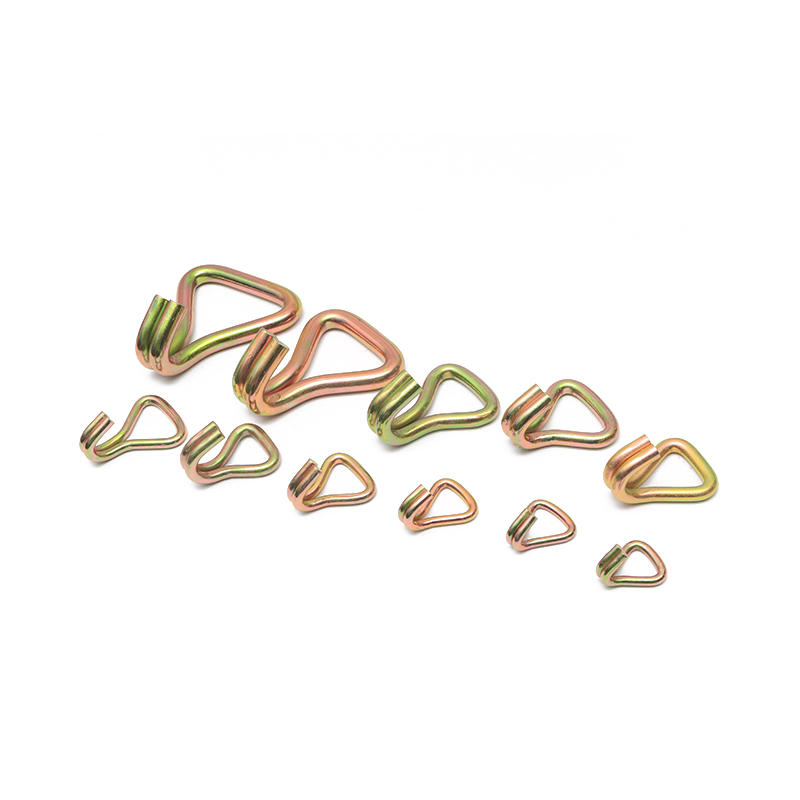 3 inç 10ton sarı çinko kaplama çift j kanca ağır hizmet tel çift j kancası