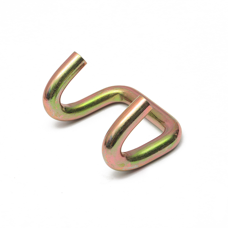 2 inç 5t sarı çinko pençe u kargo kiriş kayışı için kanca