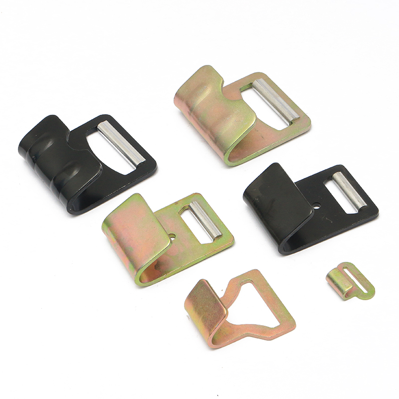 2 inç siyah e-kaplama metal düz j kancası