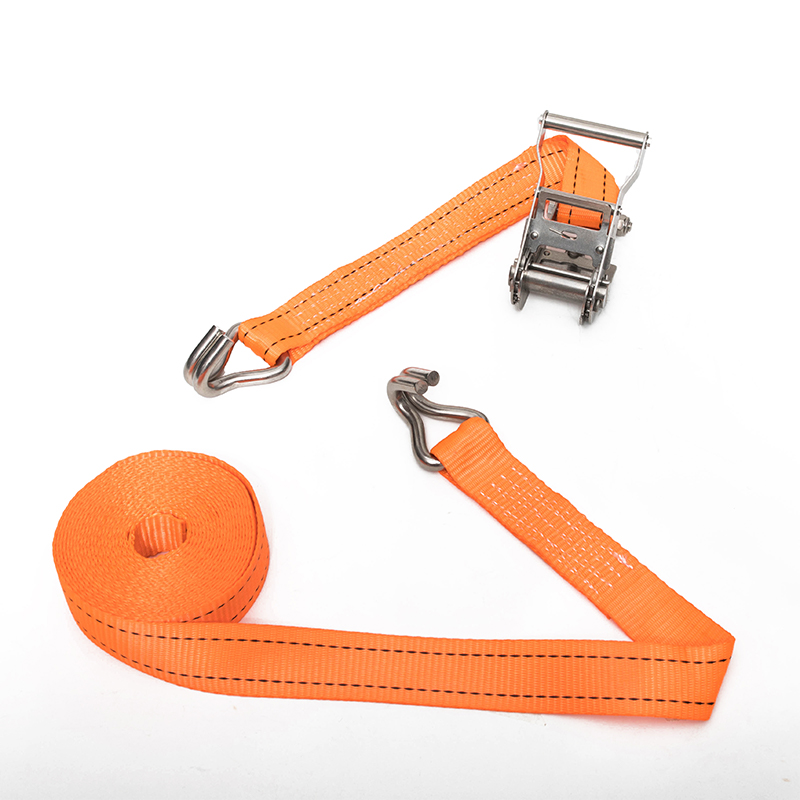1,5 inç 35mm*2T TIE Down Strap Steel Sap kolu Çift J kancalı mandal tokası